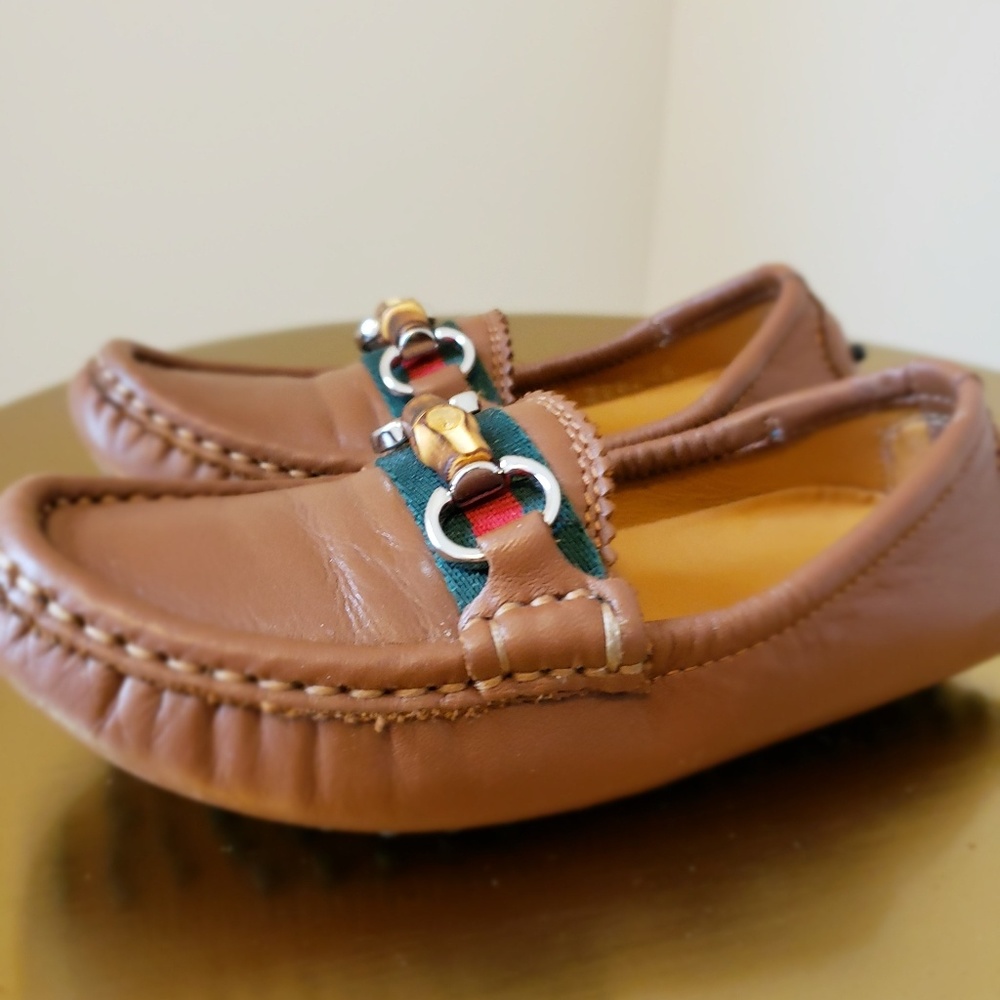 Authentic Gucci Kids Driver Loafers